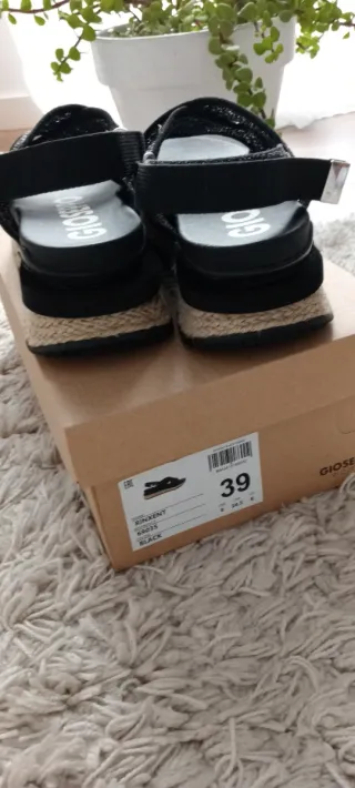 Sandalias GIOSEPPO mujer negras talla 39