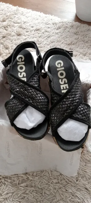 Sandalias GIOSEPPO mujer negras talla 39