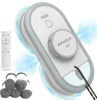 AlfaBot X8 Robot Lavavetri Elettrico per Finestre