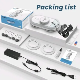 AlfaBot X8 Robot Lavavetri Elettrico per Finestre