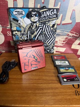 Lote Game Boy Advance SP Groudon + Juegos