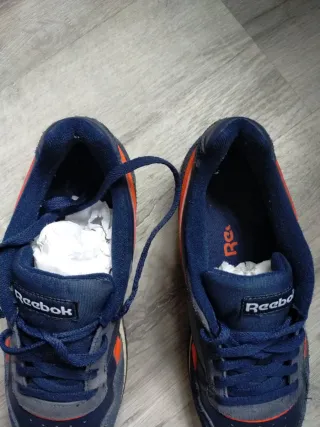 Deportivas Reebok Azul y Naranja