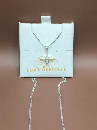 Collar Plata 925 Estrella 8 Puntas