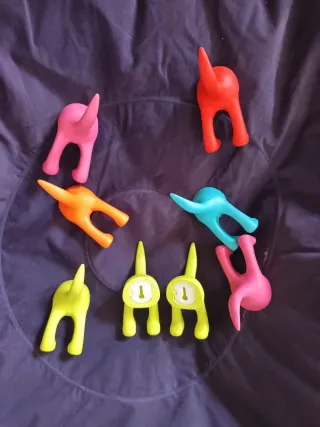 Perchas originales colita de perro (pack 8)