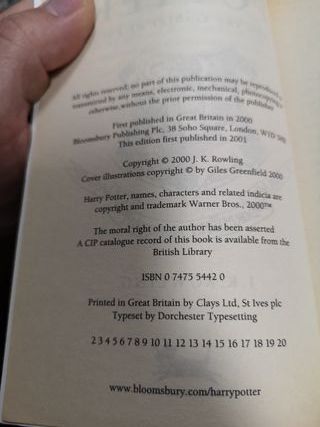 Rowling, Joanne K., Vol.4 : Harry Potter and th...