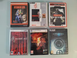 Lote 6 Juegos PC Resident Evil