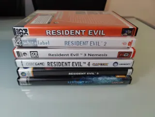 Lote 6 Juegos PC Resident Evil