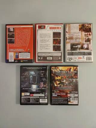 Lote 5 Juegos PC Resident Evil