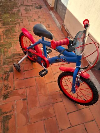 Bicicleta Spiderman Infantil Azul y Roja tengo 2 i