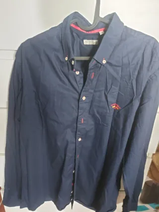 Camisa Spagonolo Azul Talla xl