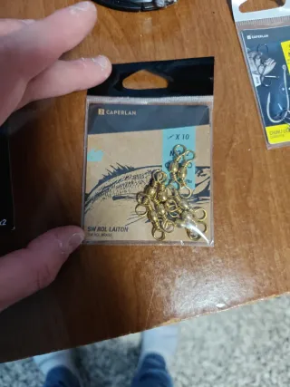 Kit Pesca: Anzuelos, Plomos, Línea 250m