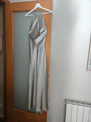 Vestido lencero satinado