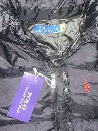 Chaqueta Ralph Lauren Negra con Capucha Talla M