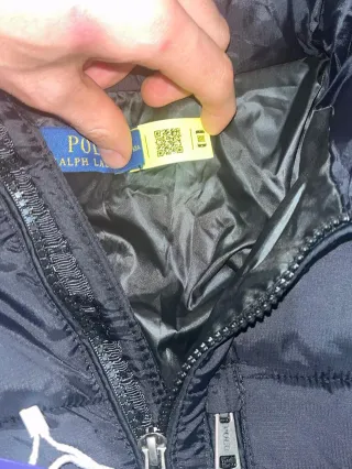 Chaqueta Ralph Lauren Negra con Capucha Talla M