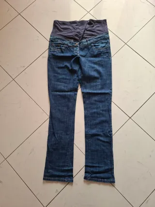Jeans premaman blu