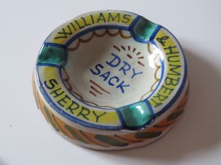 Cenicero Cerámica Vintage Dry Sack Triana Sevilla