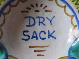 Cenicero Cerámica Vintage Dry Sack Triana Sevilla