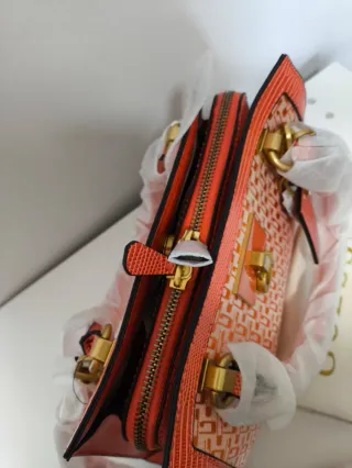 Borsa Guess Arancione e Oro