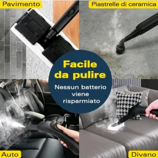 Pulitore a Vapore Multiuso 1500W