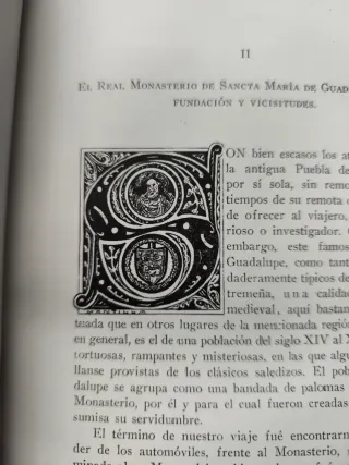 Libro Real Monasterio de Sancta María de Guadalupe