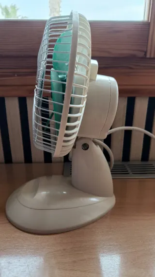 Ventilador Vintage Megatronics Beige/Verde