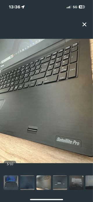 Portátil Toshiba Satellite 15 Negro