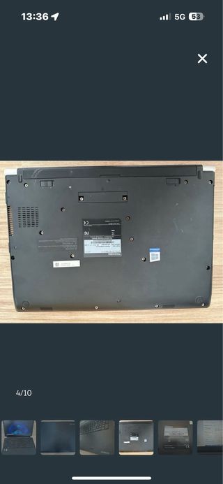 Portátil Toshiba Satellite 15 Negro