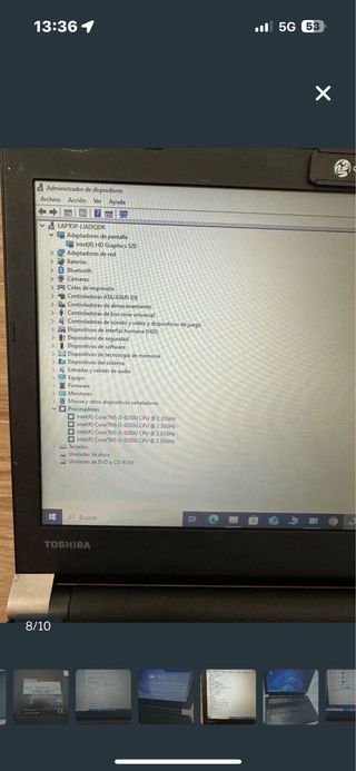 Portátil Toshiba Satellite 15 Negro