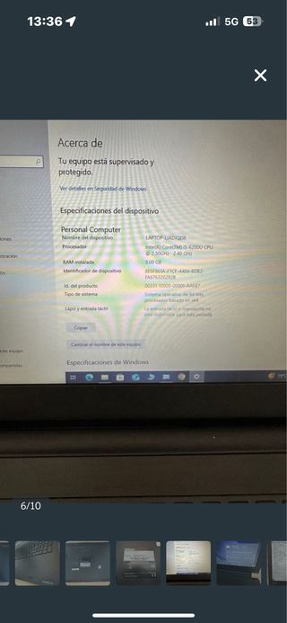 Portátil Toshiba Satellite 15 Negro