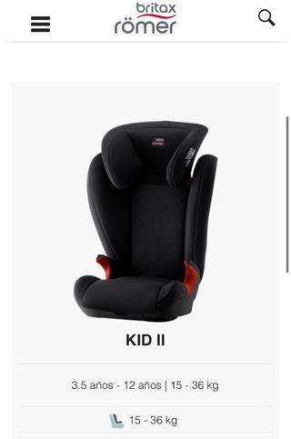 Britax Römer Kid II Silla Coche