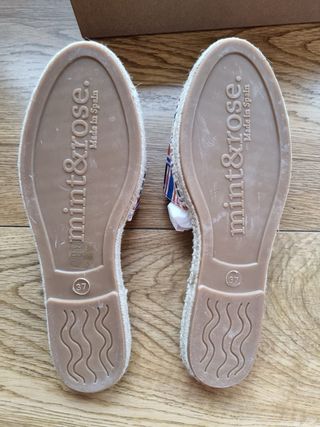 Sandalias Esparto Mint&Rose T37 Nuevas