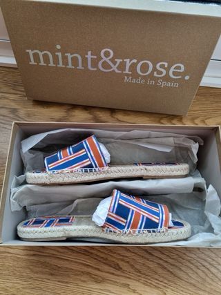 Sandalias Esparto Mint&Rose T37 Nuevas