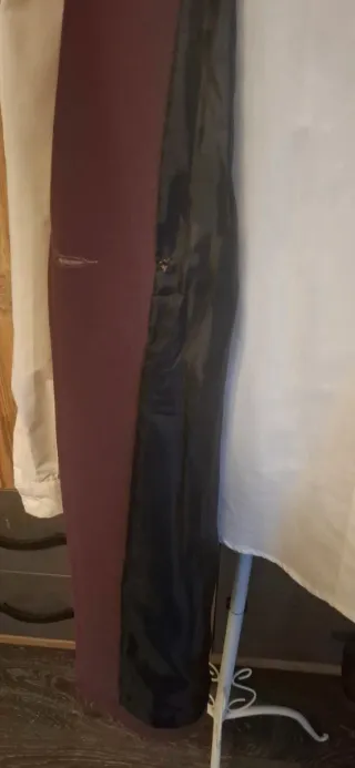 Chaleco largo color Malva,  Tintoretto Talla L/XL