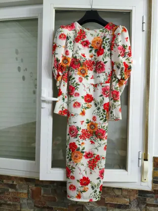 Vestido boda/eventos elástico con casco enel pecho