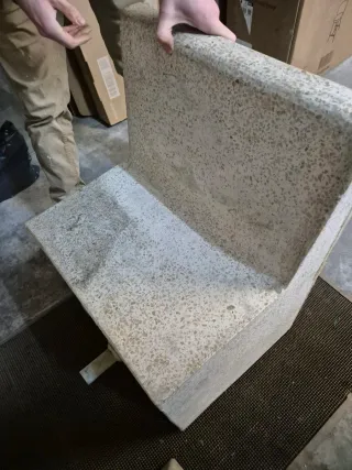 Pila/pilón lavadero de cemento y piedra