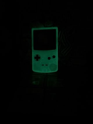 Lote Game Boy Color Fluor + 4 Juegos Pokémon