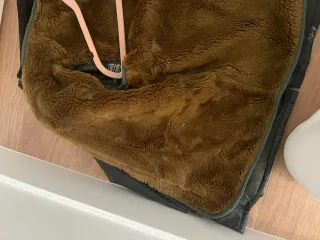 Chaqueta Barbour forrada marrón/verde