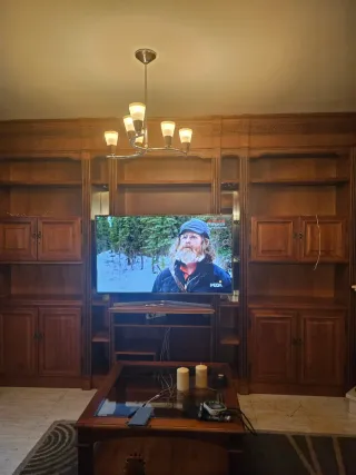 Mueble de salón de madera