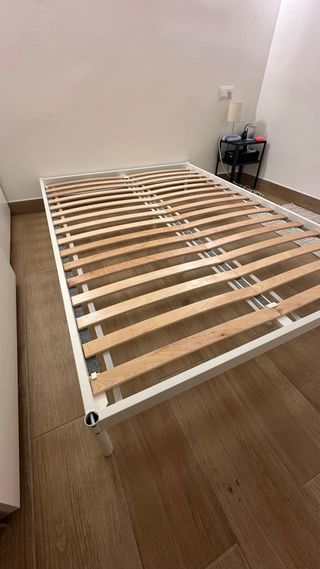 Estructura Cama IKEA Blanca Madera