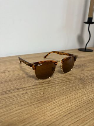 Gafas de Sol Ray-Ban Marrones y Doradas