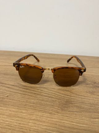 Gafas de Sol Ray-Ban Marrones y Doradas
