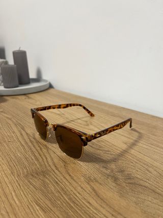 Gafas de Sol Ray-Ban Marrones y Doradas