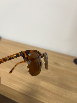 Gafas de Sol Ray-Ban Marrones y Doradas