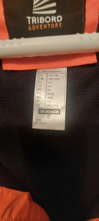 Chaqueta impermeable y entretiempo