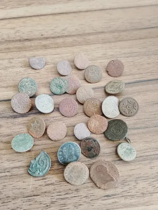 Lote botones antiguos militares