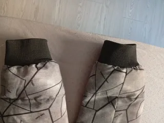 Chaqueta acolchada bomber reversible