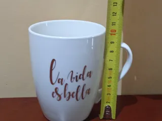 Conjunto 4 Tazas Cerámica Frases Motivadoras