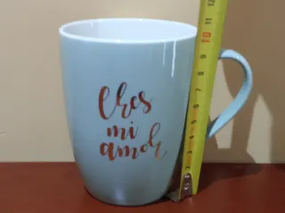 Conjunto 4 Tazas Cerámica Frases Motivadoras
