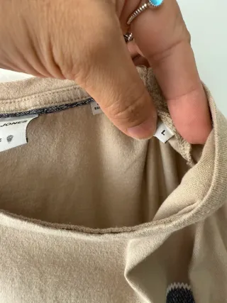 Camiseta Jack & Jones Parche JJ Talla L H00096