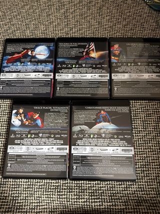 Superman Colección 5 Películas 4K UHD